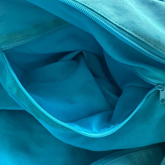 Vintage Unisex Men’s Women’s Blue Gym Sport Duffle Zip Up Bag Adjustable Strap - Picture 4 of 8